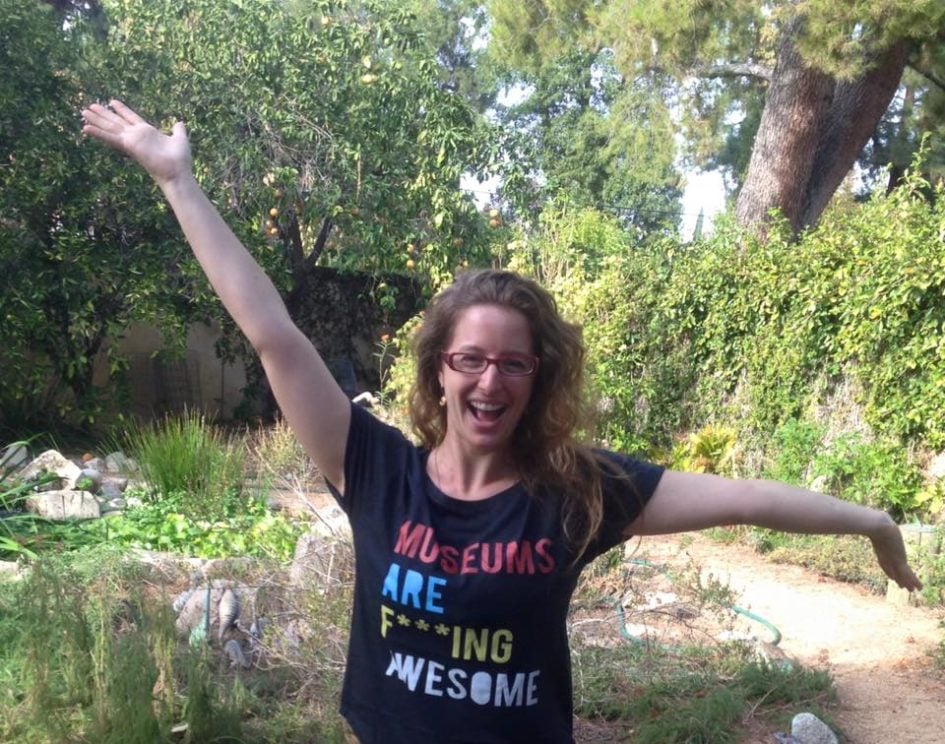 You may win one of these awesome T-shirts modeled by SF tour guide Adrian!