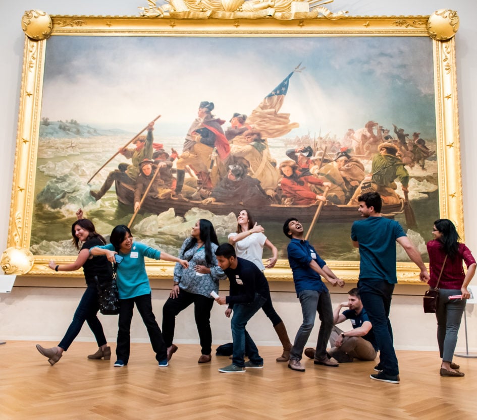 Awesome company team building at the Met!