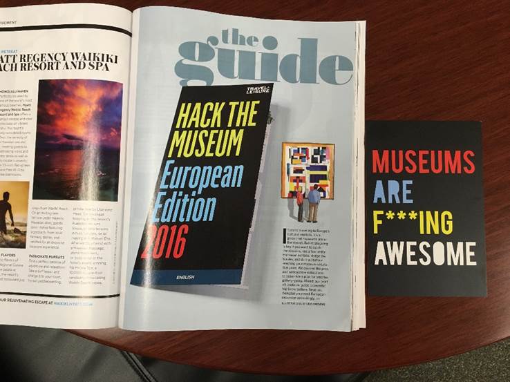 Travel + Ripoff on the left, Museum Hack on the right