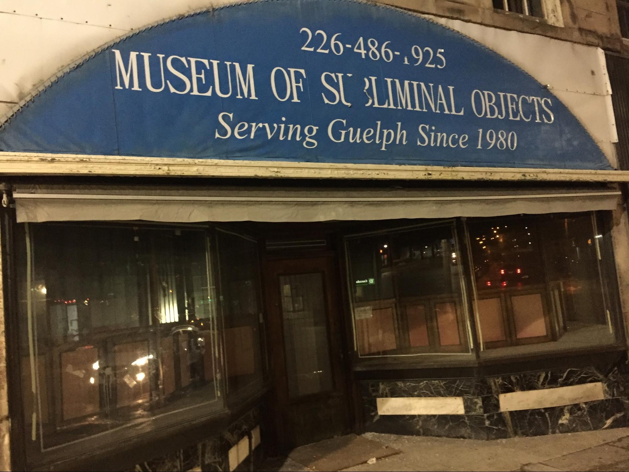 The Museum of Subliminal Objects: a Lesson in Pop-up Museums