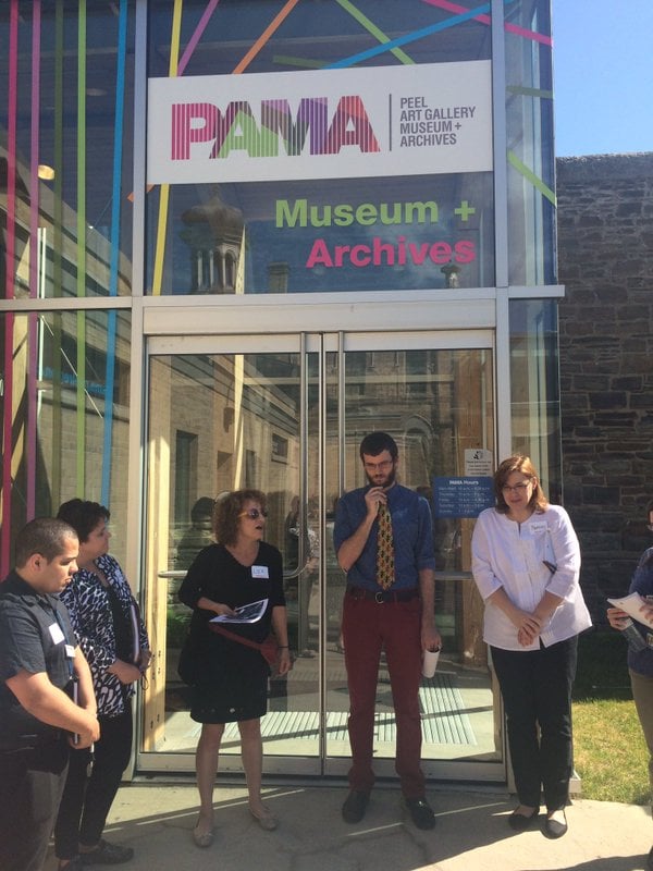 Peel Art Gallery, Museum, and Archives entrance