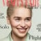 The cover of Vanity Fair magazine with Emilia Clarke, who came on a private Museum Hack tour of the Metropolitan Museum of art.