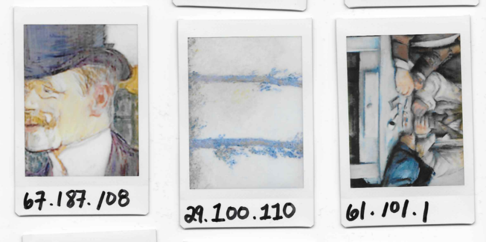 Clues used to help stop fictional art thieves in our Escape the Met game.